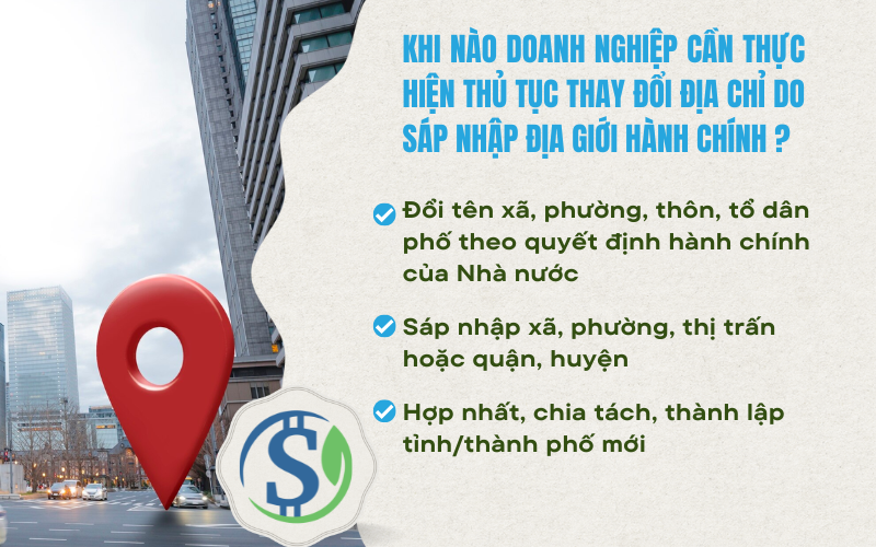 Khi nào doanh nghiệp cần thực hiện thủ tục thay đổi địa chỉ do sát nhập địa giới hành chính? Khi nào doanh nghiệp cần thực hiện thủ tục thay đổi địa chỉ do sát nhập địa giới hành chính?