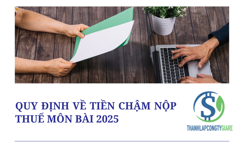 Quy định về tiền chậm nộp thuế môn bài 2025