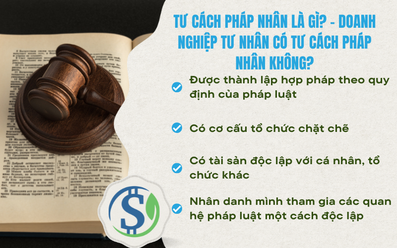 Tư cách pháp nhân là gì? - Doanh nghiệp tư nhân có tư cách pháp nhân không?