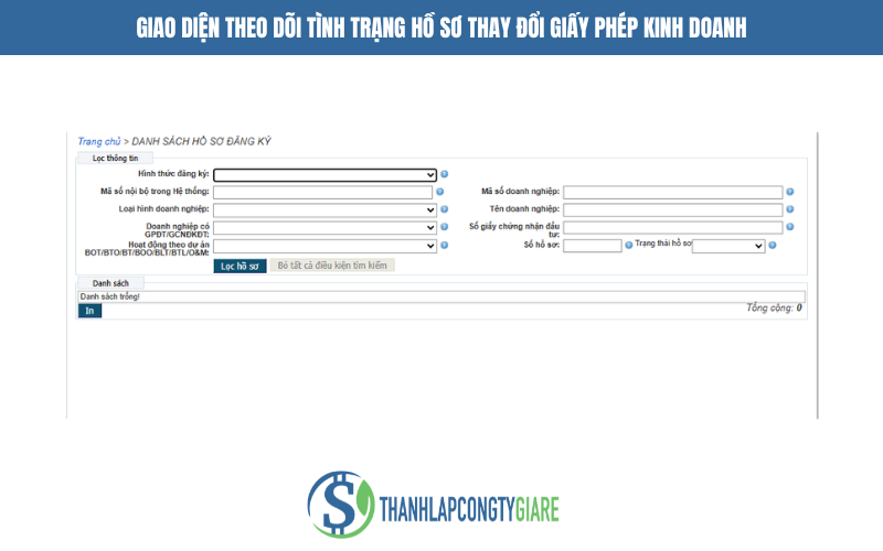 Dịch vụ thay đổi giấy phép kinh doanh