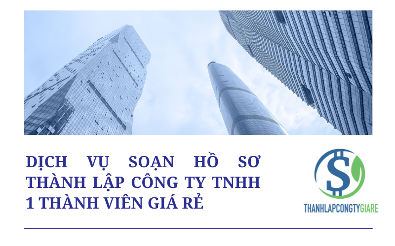 Dịch vụ soạn hồ sơ thành lập công ty TNHH 1 thành viên giá rẻ