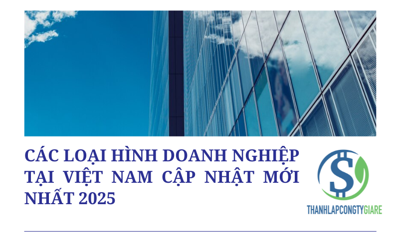 Các loại hình doanh nghiệp tại Việt Nam cập nhật mới nhất 2025