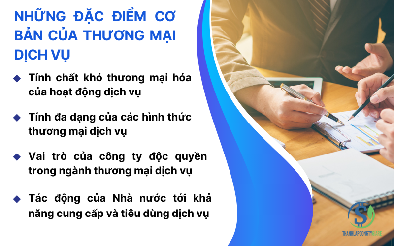 Những đặc điểm cơ bản của thương mại dịch vụ