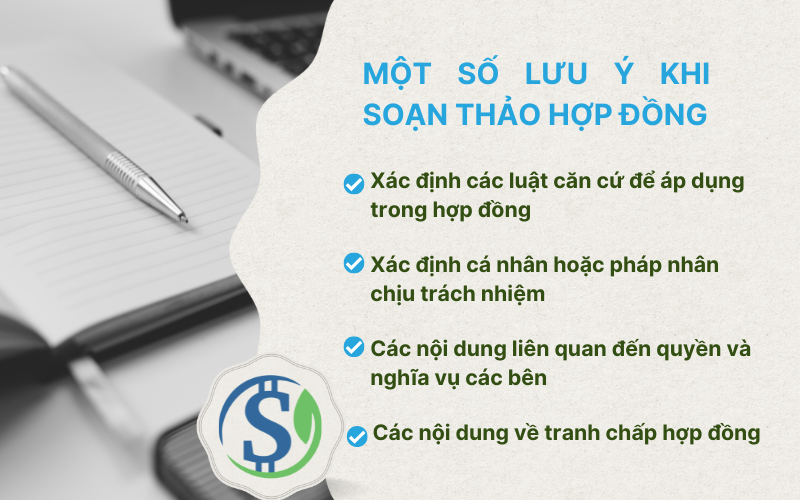 Một số lưu ý khi soạn thảo hợp đồng