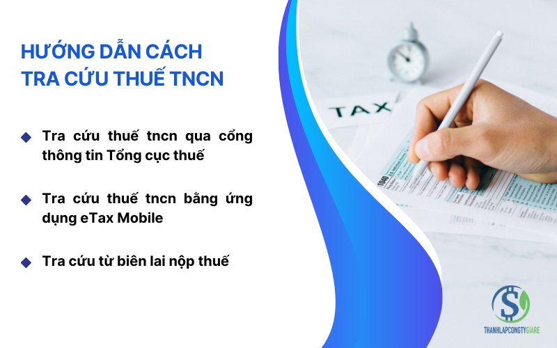 Hướng dẫn cách tra cứu thuế TNCN - phạt chậm nộp thuế tncn