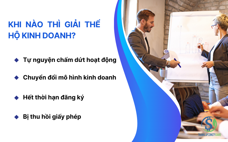 Khi nào thì giải thể hộ kinh doanh?