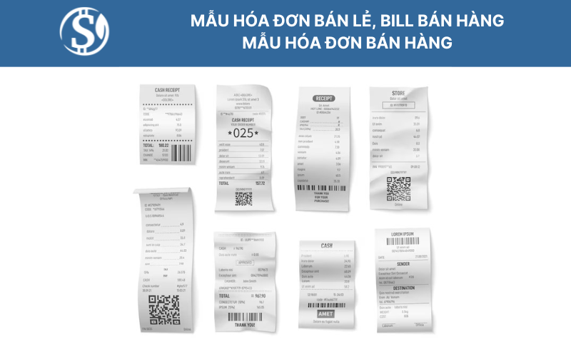 Mẫu hóa đơn bán lẻ, bill bán hàng - mẫu hóa đơn bán hàng nghị định 70/2025/NĐ-CP