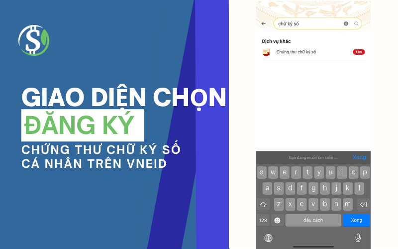 Giao diện chọn Đăng ký chứng thư chữ ký số cá nhân trên VNeID - Chữ ký số cá nhân Giao diện chọn Đăng ký chứng thư chữ ký số cá nhân trên VNeID - Chữ ký số cá nhân