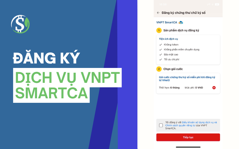 Đăng ký dịch vụ VNPT SmartCA - Chữ ký số cá nhân Đăng ký dịch vụ VNPT SmartCA - Chữ ký số cá nhân