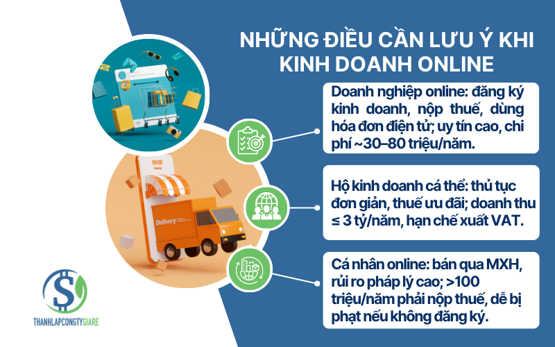 Những điều cần lưu ý khi kinh doanh online - kinh doanh online cần chuẩn bị gì