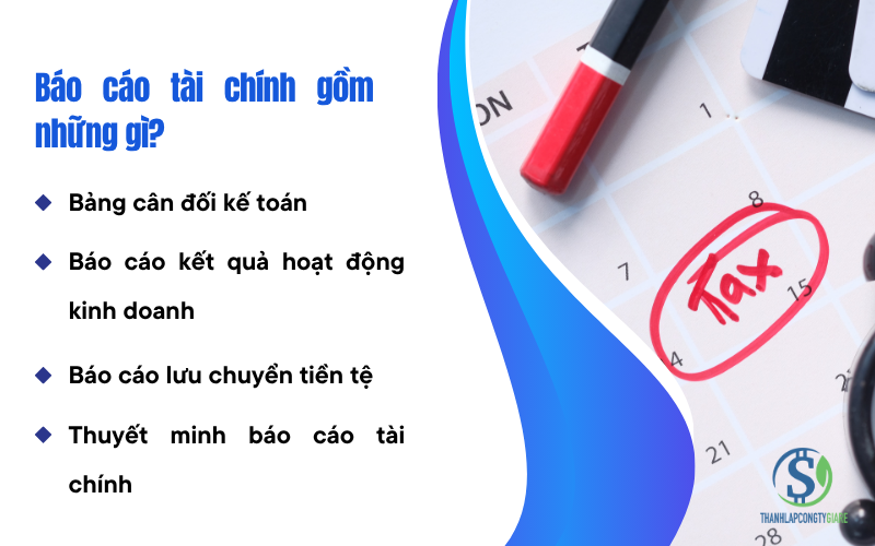 Báo cáo tài chính gồm những gì