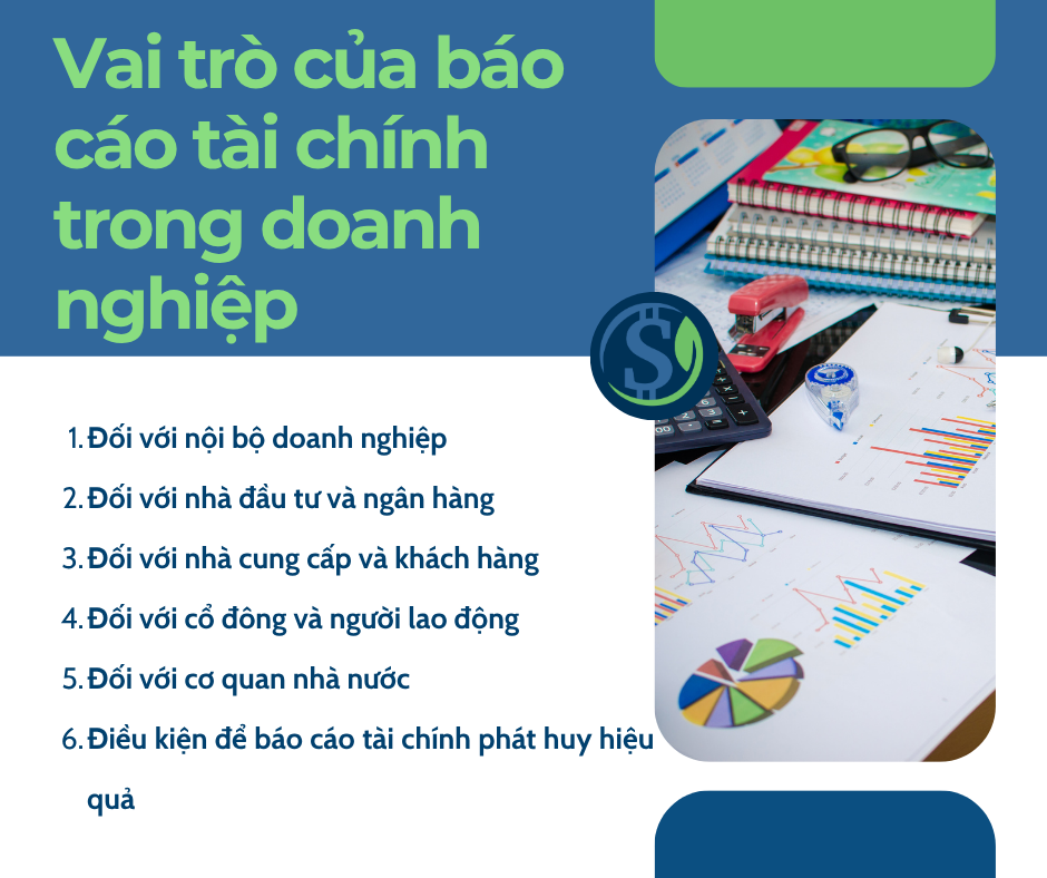 Vai trò của báo cáo tài chính trong doanh nghiệp - báo cáo tài chính gồm những gì