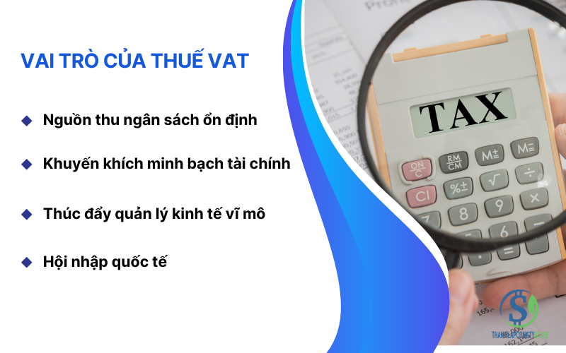 Vai trò của thuế VAT