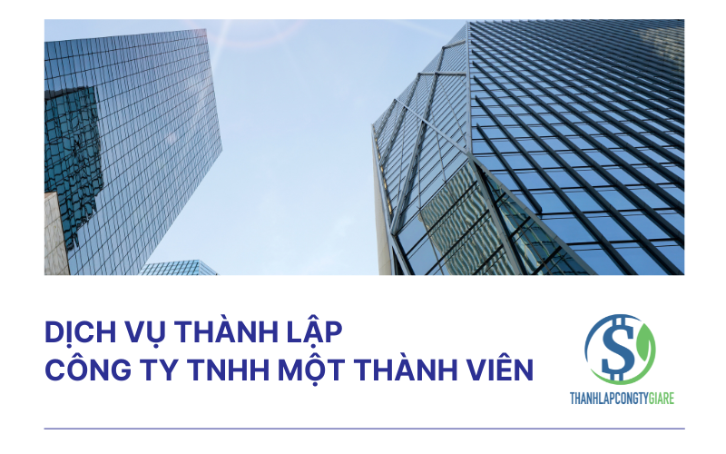 Dịch vụ thành lập công ty TNHH MTV