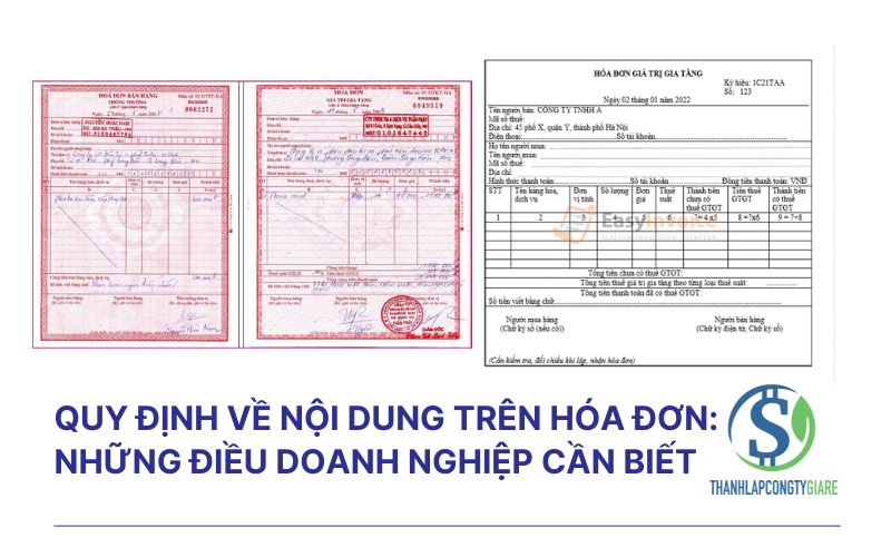 Quy định về nội dung trên hóa đơn: Những điều doanh nghiệp cần biết