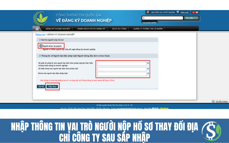 nhap_thong_tin_vai_tro_nguoi_nop_ho_so_thay_doi_dia_chi_cong_ty_sau_sap_nhap